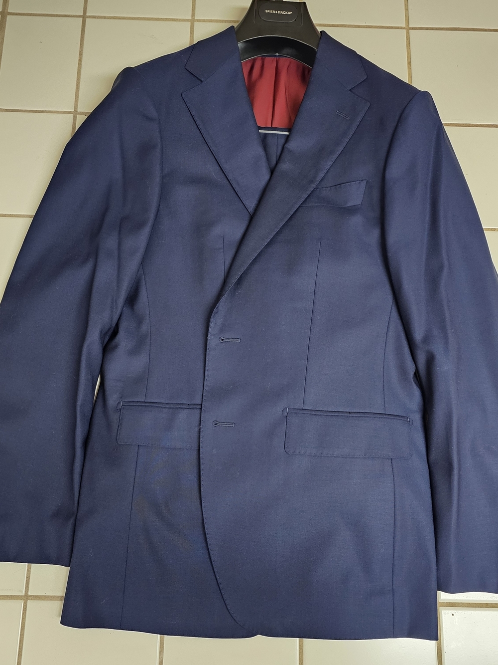 Men's Wool Navy Suit & Pants 40R